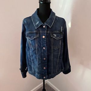 NWOT Lane Bryant Distressed Jean Jacket - sz 20